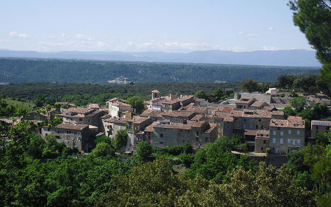 Le village de Baudinard