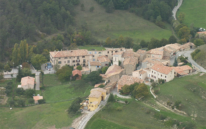 Le village de Le Bourguet